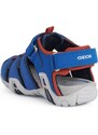 Dětské sandály Geox fialová barva
