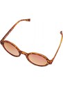 URBAN CLASSICS Sunglasses Retro Funk UC - brown leo/rosé