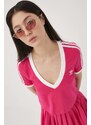 Tričko adidas Originals růžová barva, HG6595-REMAG