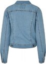 Dámská džínová bunda Urban Classics Ladies Organic Denim Jacket - světle modrá
