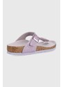 Dětské žabky Birkenstock fialová barva