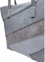 Tapple Středně šedá kabelka přes rameno s šikmými vzory Channie