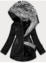 S'WEST Černo-bílá dámská bunda pro přechodné období (B8037-1026)
