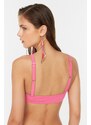 Trendyol Pink Ruffle Detailed Bikini Top