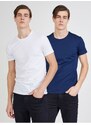 Levi's Sada dvou pánských triček v bílé a modré barvě Levi's The Perfect - Pánské