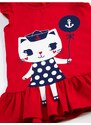 Denokids Sailor Cat Girl Child Tunic Leggings Suit