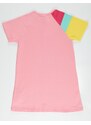 Denokids Unicorn Raglan Pink Girl's Dress