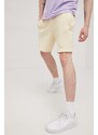 Bavlněné šortky Unfair Athletics pánské, béžová barva