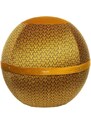 Bloon Paris Hořčicově žlutý sametový sedací/gymnastický míč Bloon Edition Yin 55 cm