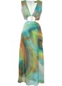 Trendyol Multicolored Belly Detailed Woven Dress