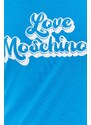 Bavlněné šaty Love Moschino mini