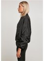 Dámská bomber bunda Urban Classics Recycled Batwing - černá