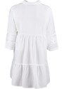 Trendyol Beige Mini Woven Lace Detailed 100% Cotton Beach Dress