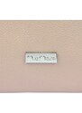 Kožená crossbody kabelka MiaMore 01-002 růžová