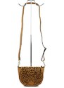 Kožená crossbody kabelka MiaMore 01-007 camel