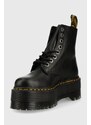 Kožené workery Dr. Martens 1460 Pascal Max dámské, černá barva, na platformě, DM26925001