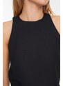 Trendyol Black Sleeveless Woven Blouse