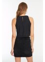 Trendyol Black Sleeveless Woven Blouse