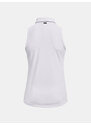 Under Armour Tílko UA Zinger Sleeveless Polo-WHT - Dámské