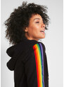 bonprix Pride mikinová bunda s kapucí Černá