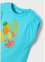 Mayoral ECOFRIENDS sleeveless T-shirt girl, Turquoise