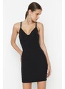 Trendyol Black Evening Dress With Underwire Detail