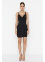 Trendyol Black Evening Dress With Underwire Detail