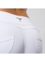 Legíny Push up White pants Yastraby