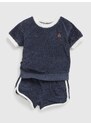 GAP Baby froté set tričko a kraťasy - Kluci