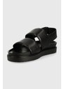 Kožené sandály Vagabond Shoemakers Seth pánské, černá barva