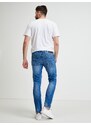 Tmavě modré pánské straight fit džíny Pepe Jeans - Pánské