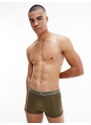 Pánské trenýrky Essential - NB2864A - RBN - Khaki - Calvin Klein