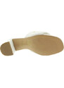 MEXX Dámské kožené bílé pantofle na podpatku MXCY009901W-3000-255