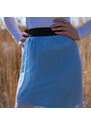 Dolce Moda Dvojitá dlouhá sukně 0112 - světle modrá