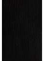 Trendyol Black Wide Fit Soft Textured Basic Knit Svetr