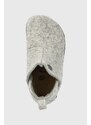Dětské vlněné pantofle Birkenstock šedá barva