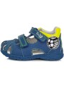 Modré kožené sandálky Ponte 759A
