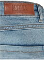 Dámské jeansy Urban Classics Ladies High Waist Flared Denim Pants - tinted light blue washed