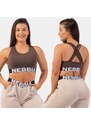 NEBBIA - Fitness podprsenka Cross Back 410 (brown)