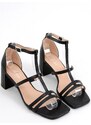 Sandály na podpatku model 165499 Inello