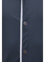 Nepromokavá bunda Rains 18540 Long Jacket Reflective tmavomodrá barva, přechodná, 18540.54-NavyReflec