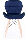 Skandinávská čalouněná židle, 73x47x37 cm,různé barvy