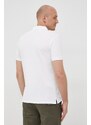 Bavlněné polo tričko Gant bílá barva