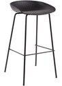 Černá plastová barová židle Somcasa Alene 83 cm