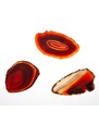 Milujeme Kameny Achát - plátek oranžový cca 5 cm