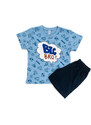JOYCE Chlapecké bavlněné pyžamo "BIG BRO" /modrá