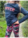 JOYCE Dívčí souprava s legínami a tričkem "CAMOUFLAGE"