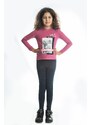 JOYCE Dívčí souprava s tričkem a legínami "FOLLOW"