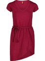 Nordblanc Červené dámské šaty RIBBON