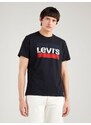 Levi's Černé pánské tričko Levi's - Pánské